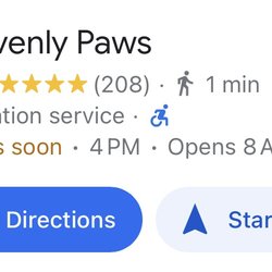 Heavenly Paws - Google Reviews - https://g.page/r/CfKw7_xgkA-rEAE/review