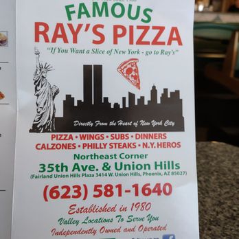 Ray's Pizza - a sign for the famous ray's pizza - Italian Near Me - Phoenix, Arizona