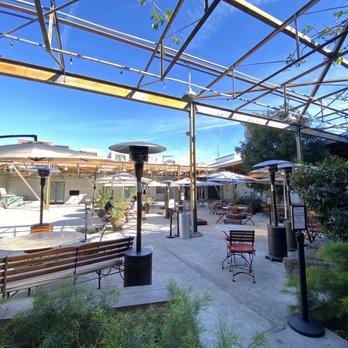 Manuela - Extended outdoor patio in the museum garden. - New American Near Me - Los Angeles, California Manuela - Extended outdoor patio in the museum garden. - New American Near Me - Los Angeles, California