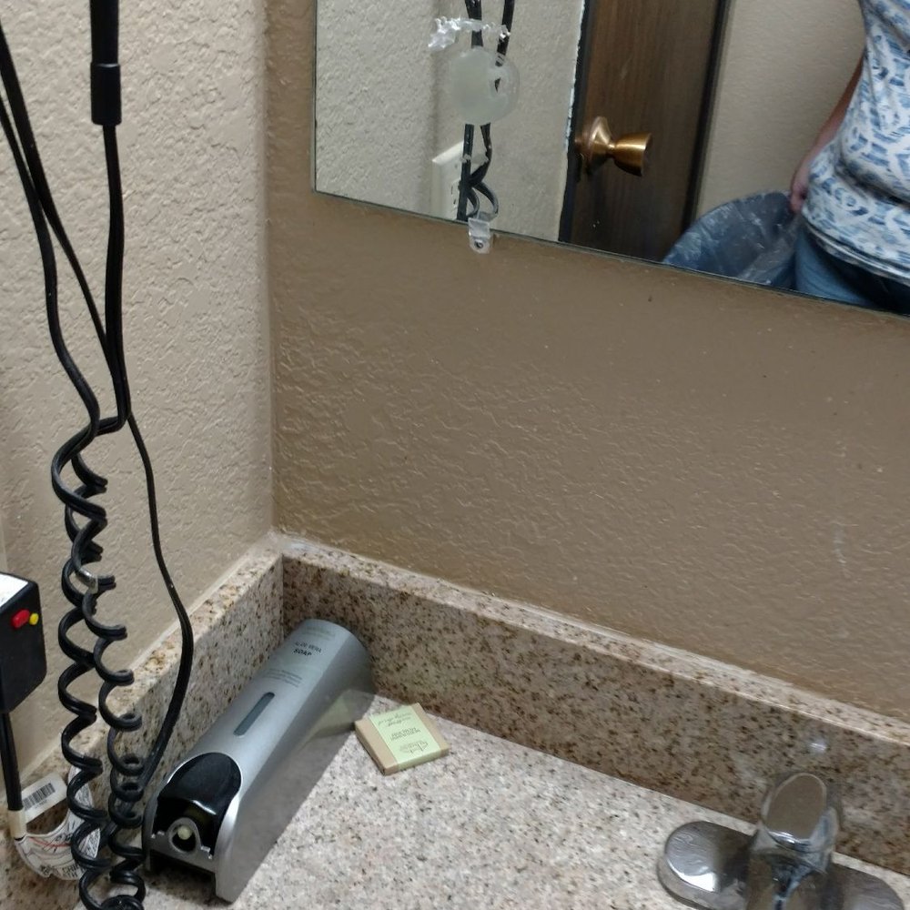 Super 8 by Wyndham Sherman - Soap dispenser no longer attached to the wall - Hotels Near Me - Sherman, Texas Super 8 by Wyndham Sherman - Soap dispenser no longer attached to the wall - Hotels Near Me - Sherman, Texas