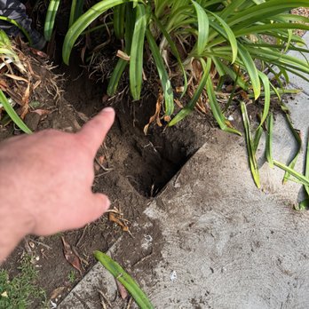 Fix It Quick Plumbing - hole dug to replace pipe - Plumbing Near Me - Canoga Park, California Fix It Quick Plumbing - hole dug to replace pipe - Plumbing Near Me - Canoga Park, California