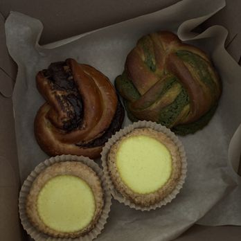 Tai Zhan - Eggless egg tart, matcha, hazelnut - Bakeries Near Me - Saratoga, California Tai Zhan - Eggless egg tart, matcha, hazelnut - Bakeries Near Me - Saratoga, California