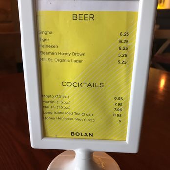 Bolan Thai Cuisine - Beer and cocktails - Thai Near Me - Toronto, Ontario Bolan Thai Cuisine - Beer and cocktails - Thai Near Me - Toronto, Ontario