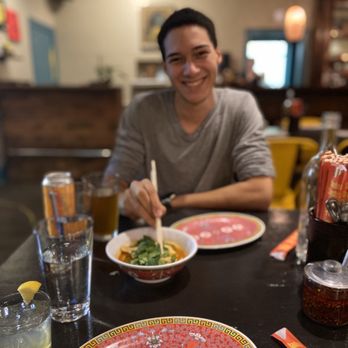 Kwei Fei - Crescent Dumpling Loud and my boyfriend looking adorable - Chinese Near Me - Charleston, South Carolina