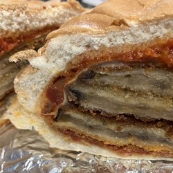 Duchess - Big D Eggplant Parmigiana sandwich