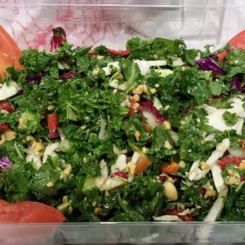 Cafe Dulce - Custom kale salad with sundried tomatoes and peanut (?) dressing. One of the BEST salads I've ever had! - Coffee & Tea Near Me - Los Angeles, California Cafe Dulce - Custom kale salad with sundried tomatoes and peanut (?) dressing. One of the BEST salads I've ever had! - Coffee & Tea Near Me - Los Angeles, California