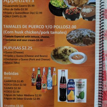 El Taco Naco - In store menu - Mexican Near Me - Tucker, Georgia