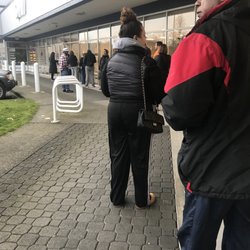 DMV - 7:55 AM Monday morning. This happens only at the USA DMV.