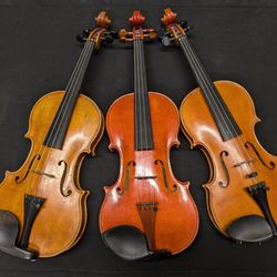 Jennifer Becker & Co - Three generations of violin making in one picture. Carl G , Carl F and Jennifer Becker