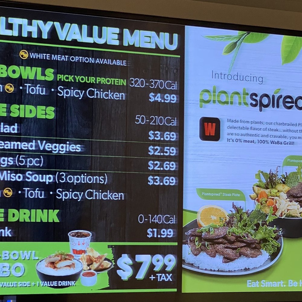 WaBa Grill - Menu Jan. 2022 - Fast Food Near Me - San Pedro, California WaBa Grill - Menu Jan. 2022 - Fast Food Near Me - San Pedro, California