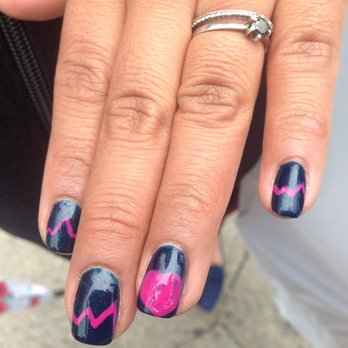 Yaya Nail - Gel manicure and it she still could do it right. I came up all messed up, the heart looks awful!' - Nail Salons Near Me - Forest Hills, New York
