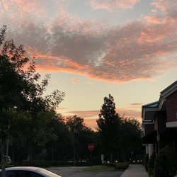 AdventHealth Imaging Center Lake Mary - 6:30am arrival for MRI gave me this beautiful greeting!