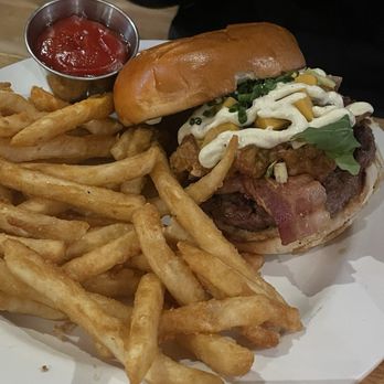 The Tip Tap Room - Burger & fries - New American Near Me - Boston, Massachusetts