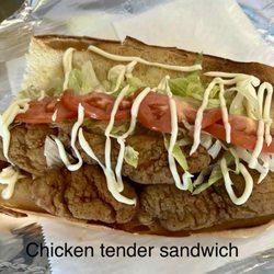 Rivera’s Fruit Cups - Chicken Tender Sandwich