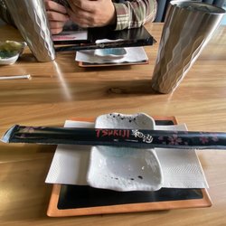 Tsukiji Japanese Sushi Hibachi - Table set up