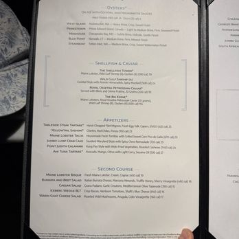 Eddie V's Prime Seafood - Menu (1/3) - Seafood Near Me - El Segundo, California Eddie V's Prime Seafood - Menu (1/3) - Seafood Near Me - El Segundo, California