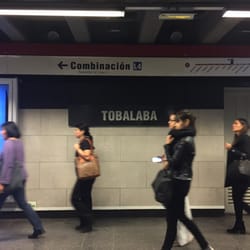 Estación de Metro Tobalaba - Anden lado norte