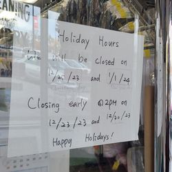 Menifee Cleaners - Holiday Hours for December 2023
