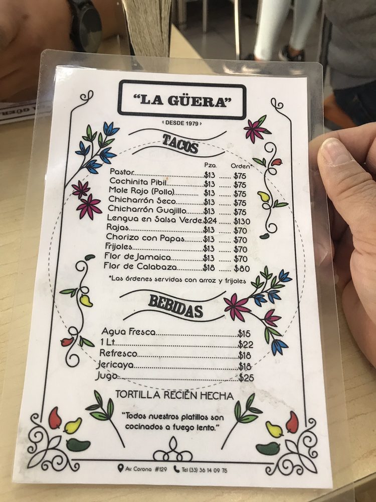 La Güera — Mexican restaurant in Guadalajara