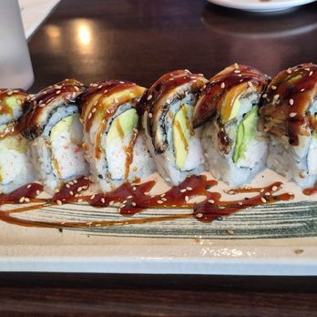 Yuka Sushi - Green dragon roll - Sushi Bars Near Me - Cypress, California