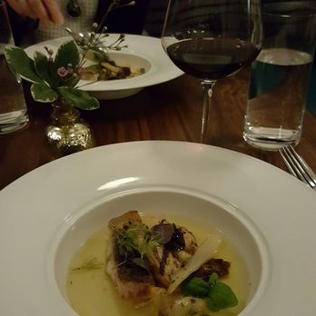 Au Courant - The Chef spectacular: 4 - Sea bass & grilled Octopus - Modern European Near Me - Omaha, Nebraska Au Courant - The Chef spectacular: 4 - Sea bass & grilled Octopus - Modern European Near Me - Omaha, Nebraska
