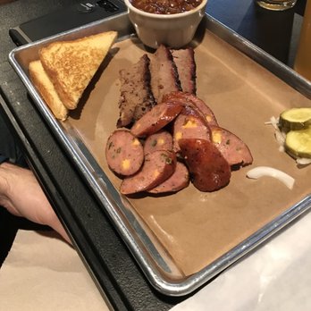 Tender Smokehouse - 1/4 brisket 1/4 sausage with beans - Barbeque Near Me - Celina, Texas Tender Smokehouse - 1/4 brisket 1/4 sausage with beans - Barbeque Near Me - Celina, Texas