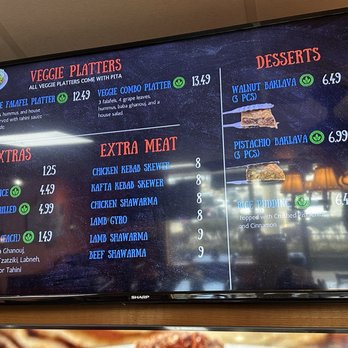 Damas Mediterranean Grill - Menu as of March 2026 - Middle Eastern Near Me - Exton, Pennsylvania