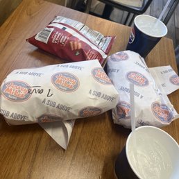 ##7 Turkey and Provolone and ##13 The Original Italian