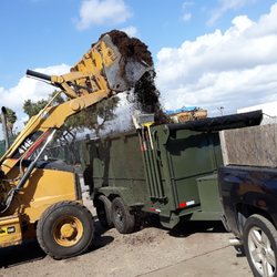 Roman junk haul - Fully equipped dump trailer hauling mulch