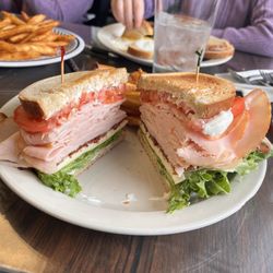 Kasey Lynn’s - Turkey Kasey Mile High Club Sandwich & Fries