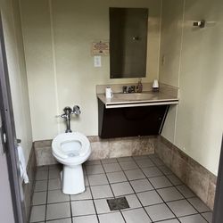 Sand Lake Campground - Bathroom