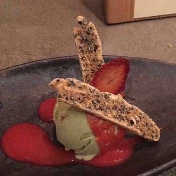 Delage - Enjoyed the dessert very much!! Oh ma ga! Homemade matcha ice cream. That black sesame biscotti was a great add-on too. - Japanese Near Me - Oakland, California
