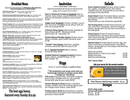 Menu photo 1 Green Elephant Cafe Kingston, NS