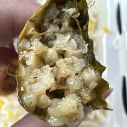 NoHo Cafe - Up close and personal with the inside of a grape leaf