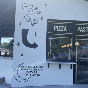 Pigzza - Pick ("pig") up window. Located right next to the front entrance. - Pizza Near Me - Orlando, Florida