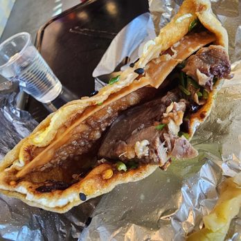 Master Bing - Shredded beef crepe - Chinese Near Me - Bellevue, Washington Master Bing - Shredded beef crepe - Chinese Near Me - Bellevue, Washington