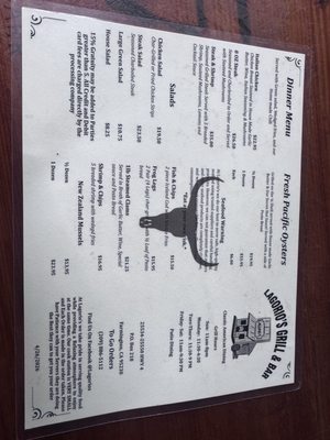 Menu photo 1 Lagorio's Grill & Bar Farmington, CA Menu photo 1 Lagorio's Grill & Bar Farmington, CA