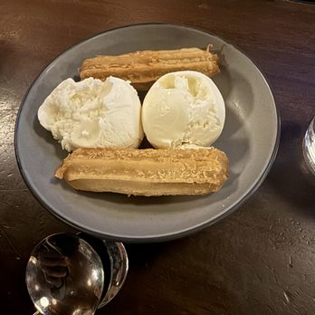 Public House - Amazing dessert - chocolate churro (delicious!) - Pubs Near Me - Crested Butte, Colorado Public House - Amazing dessert - chocolate churro (delicious!) - Pubs Near Me - Crested Butte, Colorado
