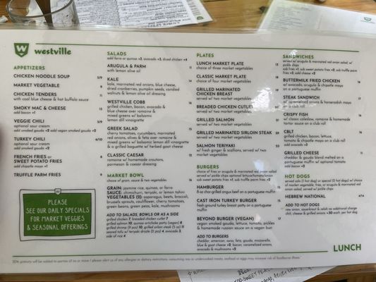Menu photo 5 Westville Dumbo Brooklyn, NY Menu photo 5 Westville Dumbo Brooklyn, NY