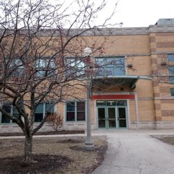 Chicago Park District - Senka Park - Entrance to Sandoval Elementary School /Senka Park at 5534 S. St. Louis Avenue