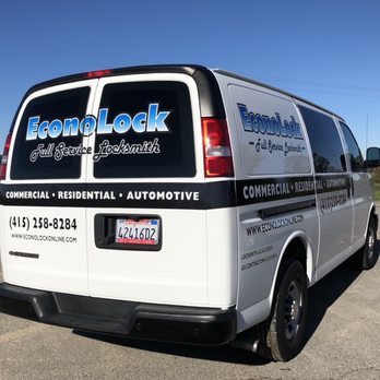 EconoLock - Company Van - Keys & Locksmiths Near Me - Novato, California EconoLock - Company Van - Keys & Locksmiths Near Me - Novato, California