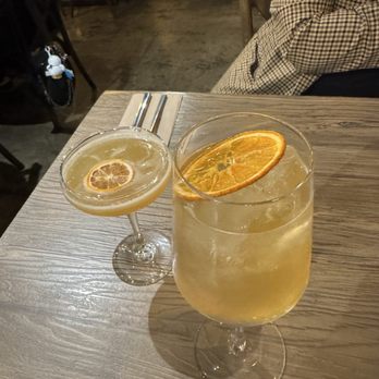 The Rustik Fork - Side car and orange blossom spritzer - Gastropubs Near Me - Riverside, California