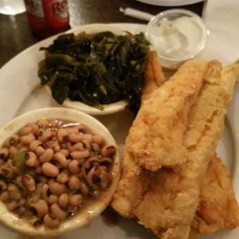 Amy Ruth's - Whiting Blackeyed Peas and Collards (oh that's do country......making my nanna proud lol) - Southern Near Me - New York, New York