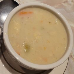 Chicken, lemon, rice soup