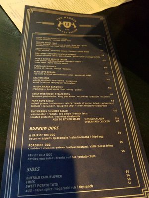 Menu photo 3 The Warren Bar and Burrow Pittsburgh, PA Menu photo 3 The Warren Bar and Burrow Pittsburgh, PA