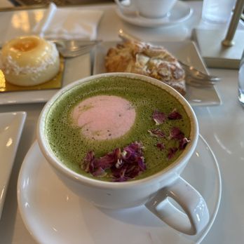 Marvel Cake - Matcha rose latte, passion fruit tart, almond croissant - Bakeries Near Me - Campbell, California