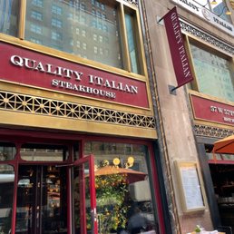 Exterior outside entrance of Quality Italian - New York, New York Exterior outside entrance of Quality Italian - New York, New York