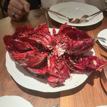 Angler - Over glazed radicchio - Seafood Near Me - San Francisco, California Angler - Over glazed radicchio - Seafood Near Me - San Francisco, California