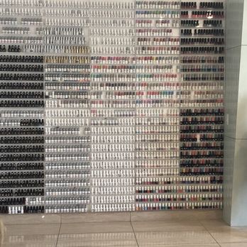 The White Spa Nails - The biggest selection of polish I've ever seen! This isn't even all of them! - Nail Salons Near Me - Mesa, Arizona The White Spa Nails - The biggest selection of polish I've ever seen! This isn't even all of them! - Nail Salons Near Me - Mesa, Arizona