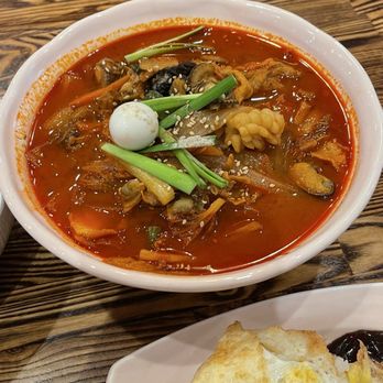 Jjamppong Zizon - 3.5. Spicy Tangsuyuk-Sichuan (사천 탕수육)- (M) - Noodles Near Me - Los Angeles, California Jjamppong Zizon - 3.5. Spicy Tangsuyuk-Sichuan (사천 탕수육)- (M) - Noodles Near Me - Los Angeles, California